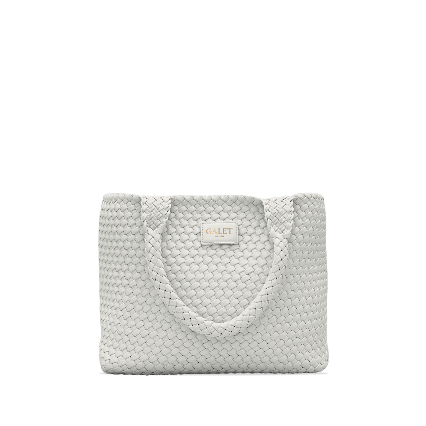 Woven Tote - Stone Beige