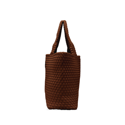 Woven Tote - Mocha Brown