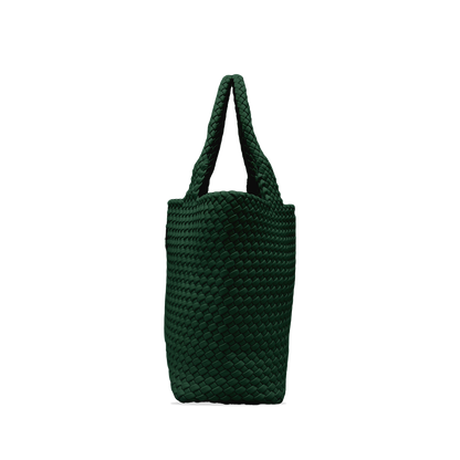 Woven Tote - Emerald Green