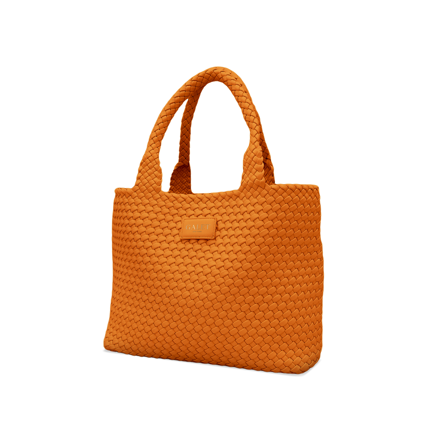 Woven Tote - Bright Orange