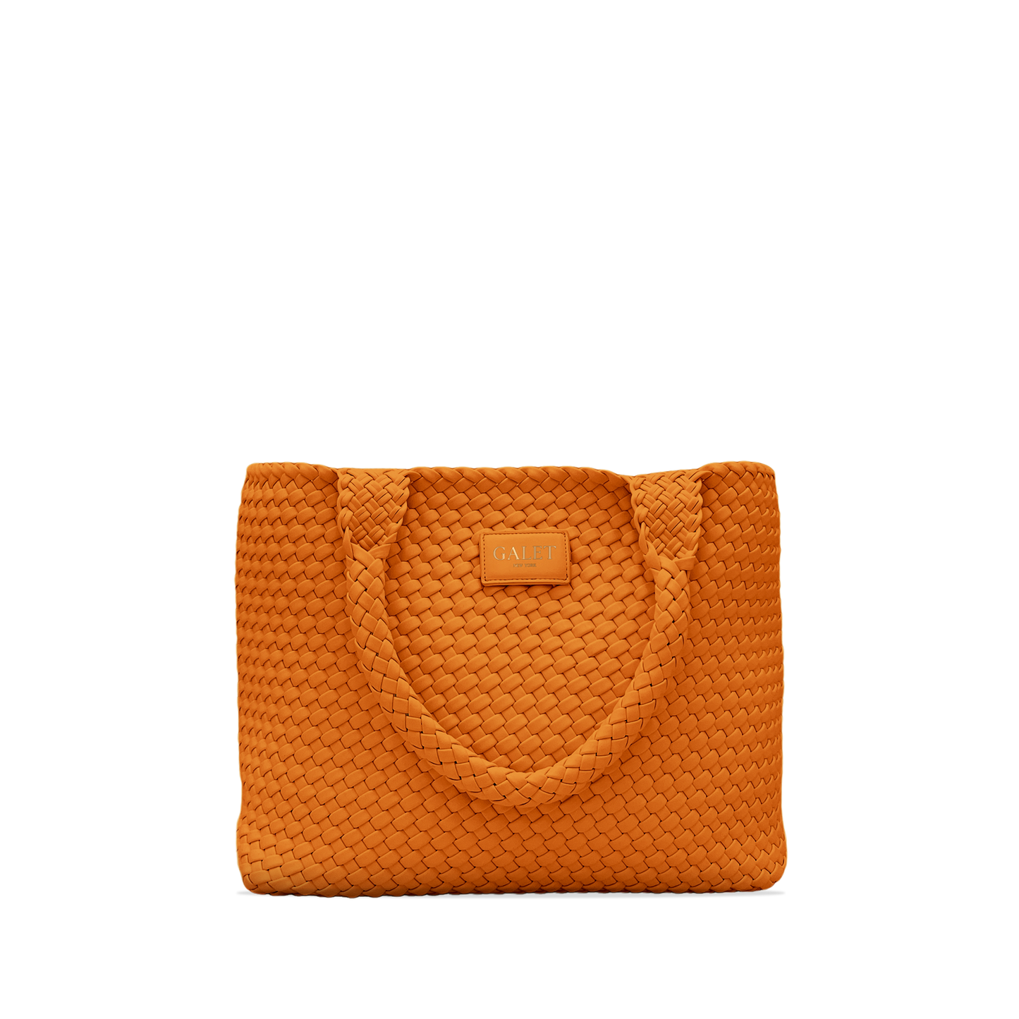 Woven Tote - Bright Orange