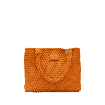 Woven Tote - Bright Orange