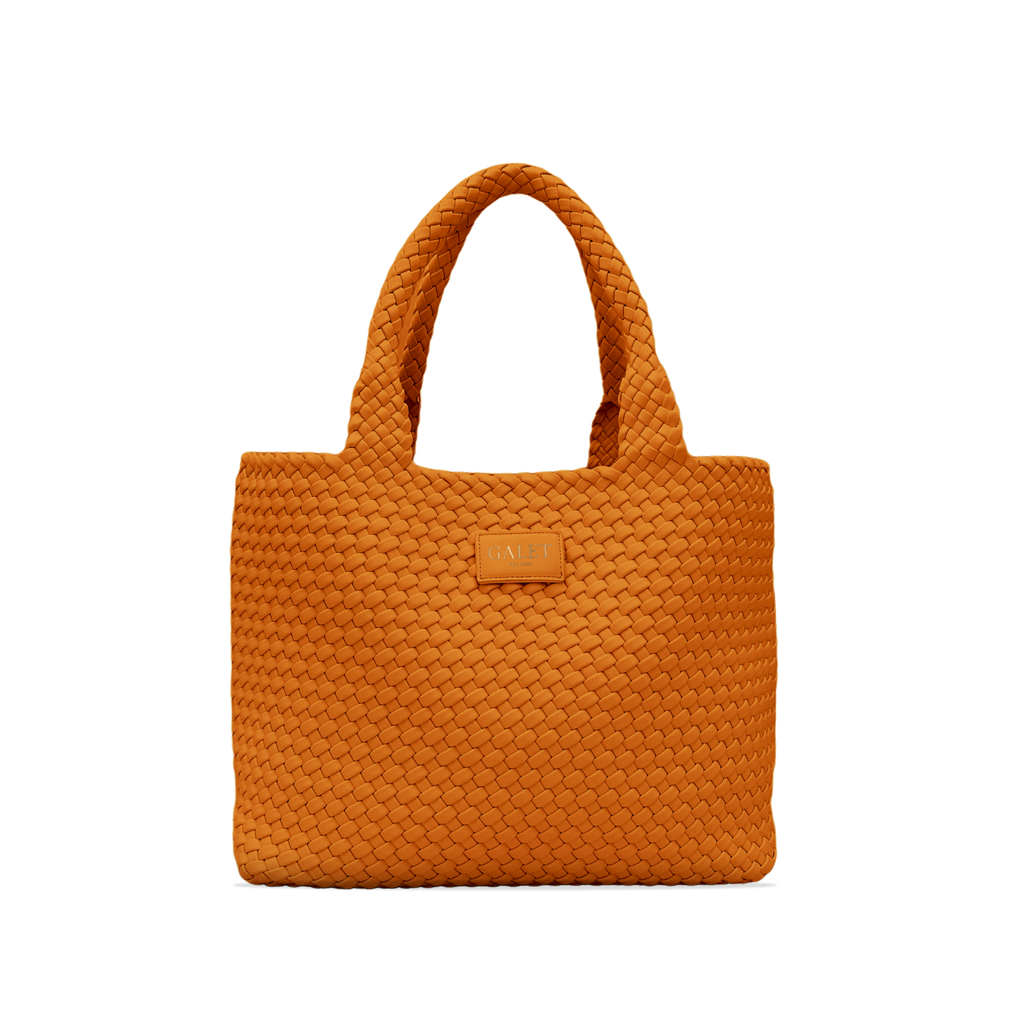 Woven Tote - Bright Orange