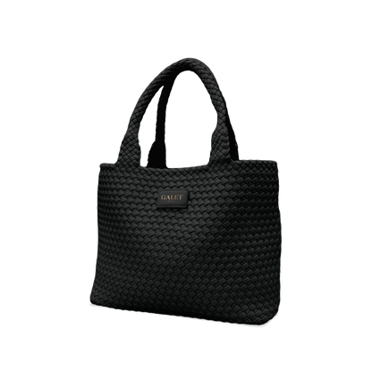 Woven Tote - Midnight Black