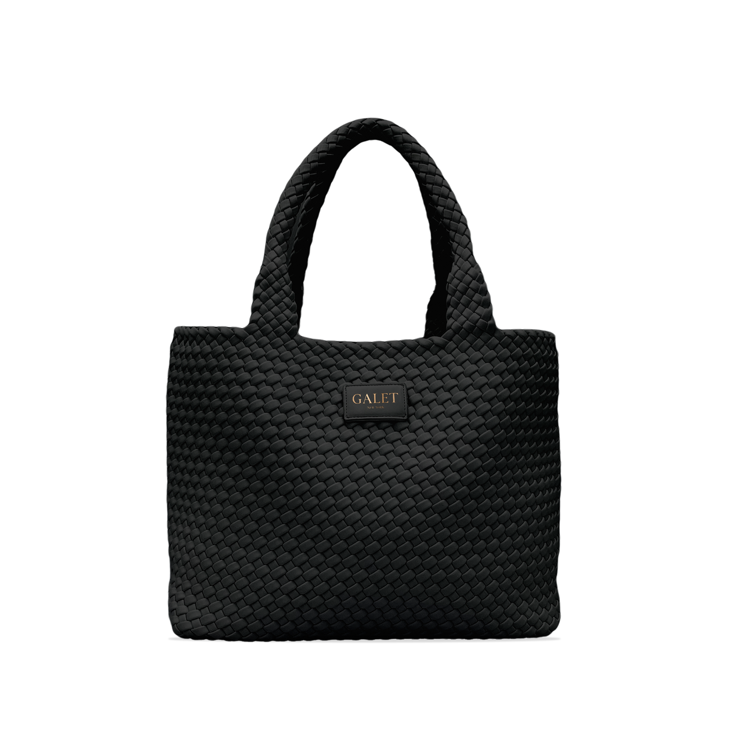 Woven Tote - Midnight Black